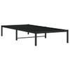 Vidaxl Estructura De Cama De Metal Negro 90x200 Cm