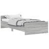 Vidaxl Estructura De Cama Madera De Ingeniería Gris Sonoma 100x200 Cm