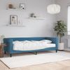 Vidaxl Sofá Cama Con Colchón Terciopelo Azul 80x200 Cm