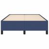 Vidaxl Estructura De Cama Tela Azul 120x190 Cm