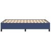 Vidaxl Estructura De Cama Tela Azul 120x190 Cm