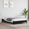 Vidaxl Estructura De Cama Tela Negro 120x190 Cm