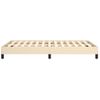 Vidaxl Estructura De Cama Tela Crema 120x190 Cm