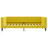 Vidaxl Sofá Cama Con Colchón Terciopelo Amarillo 90x200 Cm