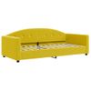 Vidaxl Sofá Cama Terciopelo Amarillo 90x200 Cm