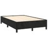 Vidaxl Cama Box Spring Con Colchón Y Led Terciopelo Negro 120x190 Cm