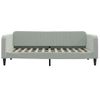 Vidaxl Sofá Cama Terciopelo Gris Claro 100x200 Cm