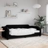 Vidaxl Sofá Cama Tela Negro 100x200 Cm