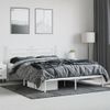 Vidaxl Estructura De Cama Con Cabecero Metal Blanca 160x200 Cm