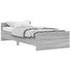 Vidaxl Estructura De Cama Madera De Ingeniería Gris Sonoma 90x190 Cm