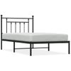 Vidaxl Estructura De Cama Con Cabecero Metal Negro 100x190 Cm