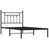 Vidaxl Estructura De Cama Con Cabecero Metal Negro 100x190 Cm