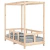 Vidaxl Estructura De Cama Para Niños Madera Maciza De Pino 70x140 Cm Marrón