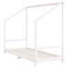 Vidaxl Estructura De Cama Para Niños Madera Pino Blanco 2x(80x200) Cm