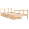 Vidaxl Estructura De Cama Para Niños Con Cajones Madera Pino 90x200 Cm Marrón