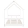 Vidaxl Estructura De Cama Para Niños Madera De Pino Blanco 90x190 Cm