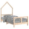 Vidaxl Estructura De Cama Para Niños Madera Maciza De Pino 80x160 Cm Marrón