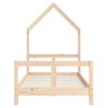 Vidaxl Estructura De Cama Para Niños Madera Maciza De Pino 80x160 Cm Marrón