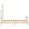 Vidaxl Estructura De Cama Para Niños Madera Maciza De Pino 80x160 Cm Marrón