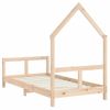 Vidaxl Estructura De Cama Para Niños Madera Maciza De Pino 80x160 Cm Marrón