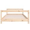 Vidaxl Estructura De Cama Para Niños Madera Maciza De Pino 90x200 Cm Marrón