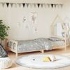 Vidaxl Estructura De Cama Para Niños Madera Maciza De Pino 90x200 Cm Marrón