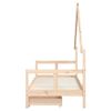 Vidaxl Estructura De Cama Para Niños Con Cajones Madera Pino 80x200 Cm Marrón