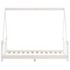 Vidaxl Estructura De Cama Para Niños Madera De Pino Blanco 80x160 Cm