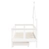 Vidaxl Estructura Cama Niños Con Cajones Madera Pino Blanco 70x140 Cm