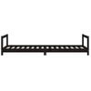 Vidaxl Estructura De Cama Para Niños Madera De Pino Negro 90x200 Cm