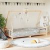 Vidaxl Estructura De Cama Para Niños Madera Maciza De Pino 90x200 Cm Marrón