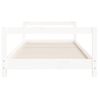 Vidaxl Estructura De Cama Para Niños Madera De Pino Blanco 80x200 Cm