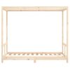 Vidaxl Estructura De Cama Para Niños Madera Maciza De Pino 80x160 Cm Marrón