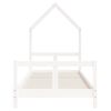 Vidaxl Estructura De Cama Para Niños Madera De Pino Blanco 80x200 Cm