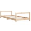 Vidaxl Estructura De Cama Para Niños Madera Maciza De Pino 80x200 Cm Marrón