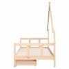 Vidaxl Estructura De Cama Para Niños Con Cajones Madera Pino 90x200 Cm Marrón