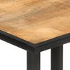 Vidaxl Mesa De Comedor Madera Maciza De Mango 110x55x75,5 Cm Marrón