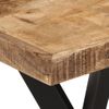 Vidaxl Mesa De Comedor Madera Maciza De Mango 110x55x75 Cm Marrón