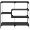 Vidaxl Mesa Consola Madera Contrachapada Negro 103x32x95 Cm