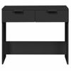 Vidaxl Mesa Consola Madera De Ingeniería Negro 90x36x75 Cm