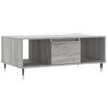 Vidaxl Mesa De Centro Madera Contrachapada Gris Sonoma 90x50x36,5 Cm