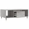 Vidaxl Mesa De Centro Madera Contrachapada Gris Sonoma 90x50x36,5 Cm