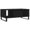 Vidaxl Mesa De Centro Madera Contrachapada Negro 90x50x36,5 Cm