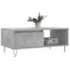 Vidaxl Mesa De Centro Madera Contrachapada Gris Hormigón 90x50x36,5 Cm