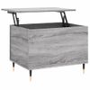 Vidaxl Mesa De Centro Madera Contrachapada Gris Sonoma 60x44,5x45 Cm