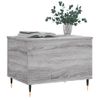 Vidaxl Mesa De Centro Madera Contrachapada Gris Sonoma 60x44,5x45 Cm