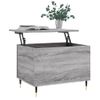 Vidaxl Mesa De Centro Madera Contrachapada Gris Sonoma 60x44,5x45 Cm