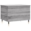 Vidaxl Mesa De Centro Madera Contrachapada Gris Sonoma 60x44,5x45 Cm