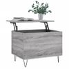 Vidaxl Mesa De Centro Madera Contrachapada Gris Sonoma 60x44,5x45 Cm