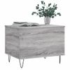 Vidaxl Mesa De Centro Madera Contrachapada Gris Sonoma 60x44,5x45 Cm